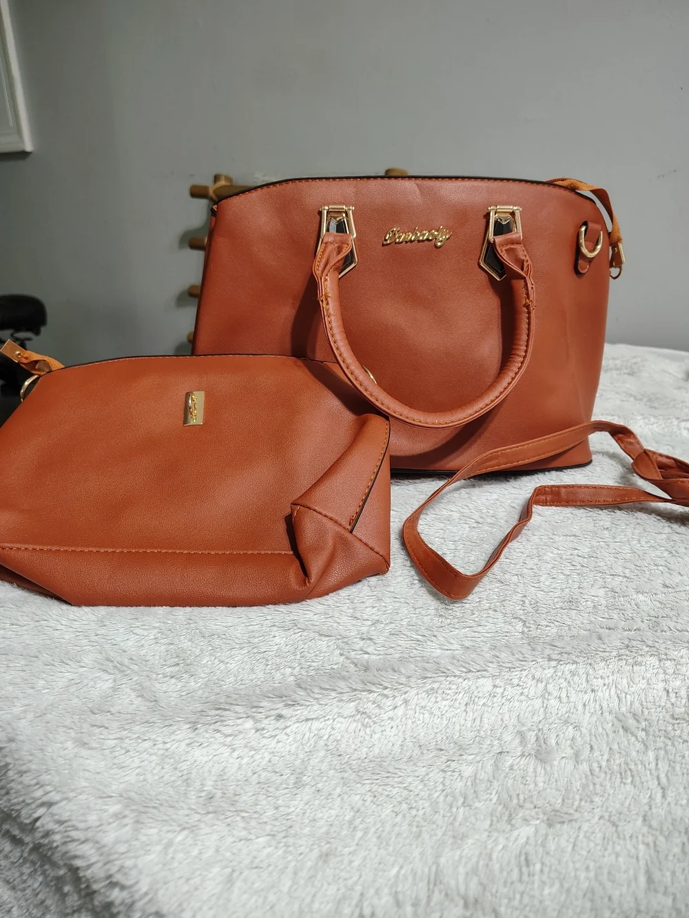 Classic Satchel Bag in Tan